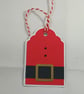 Handmade Santa gift tags (pack of 3) - Image 3