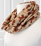 Cute Fox Infinity Scarf, 100% cotton  - Image 3