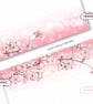 Letter Writing Paper Cherry Blossom Sakura, with self adhesive address labels - Image 2