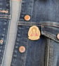 Anne of Cleves Wooden Pin Badge - Tudor Queen Pin - Six Wives of Henry VIII Gift - Image 3