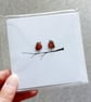 Sea Glass Robin Card - Handmade Thinking of You - Meaningful Sympathy & Keepsake - Image 8