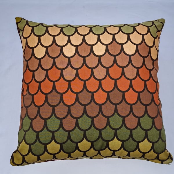 Handmade Heals Humphrey Spender "Sirocco" cotton velvet scatter cushion cover