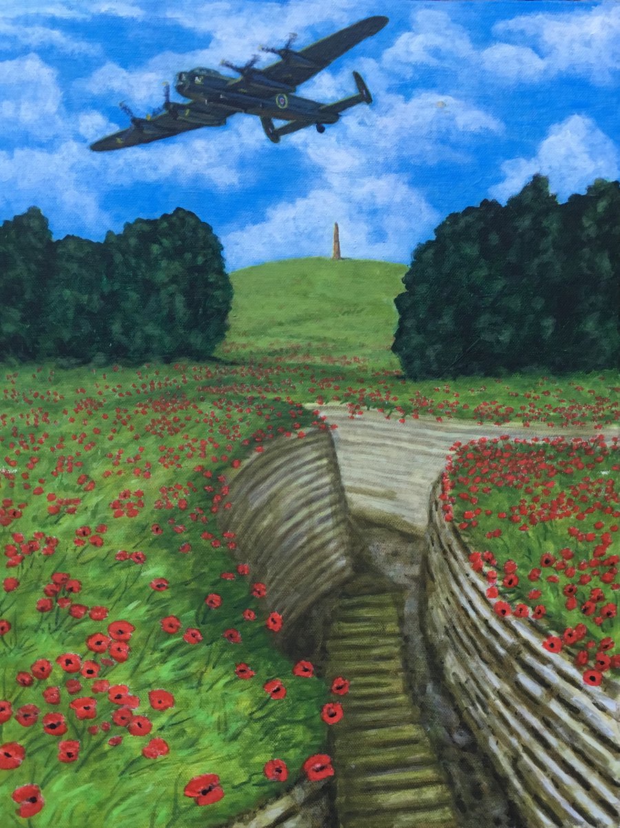"We Will Remember Them" original painting