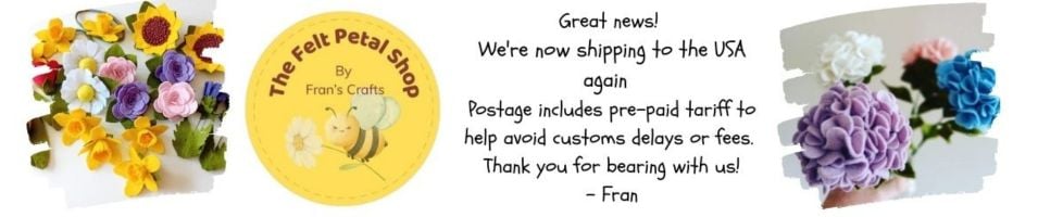 The Felt Petal Shop by Fran's Crafts