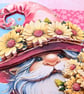 Thank You Card & Box - 3D Decoupage Keepsake Gnome Card, Thanks A Bunch - Image 8