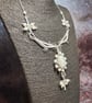 Moonstone Dragonfly handmade wire wrapped and seed bead necklace with Moonstone  - Image 9