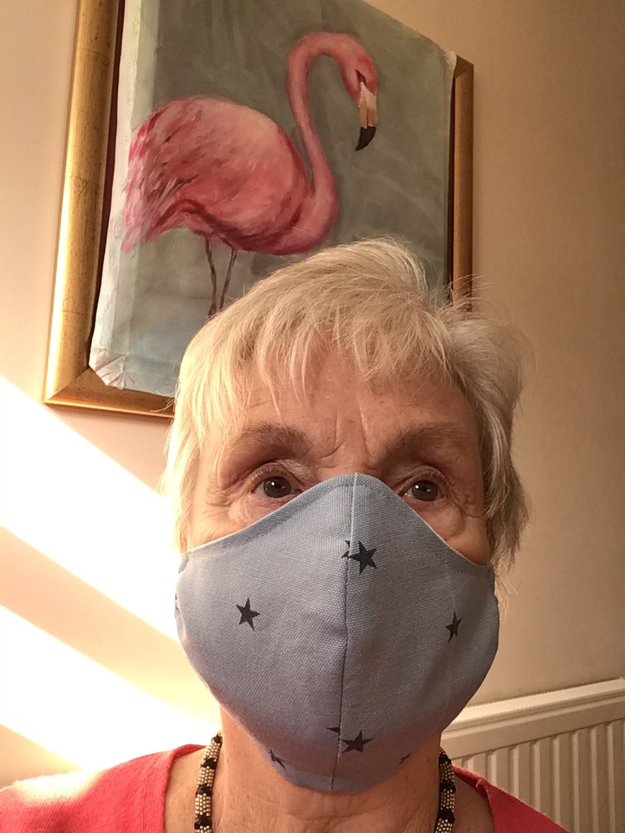 HAND MADE FACE MASK.  FREE UK POSTAGE