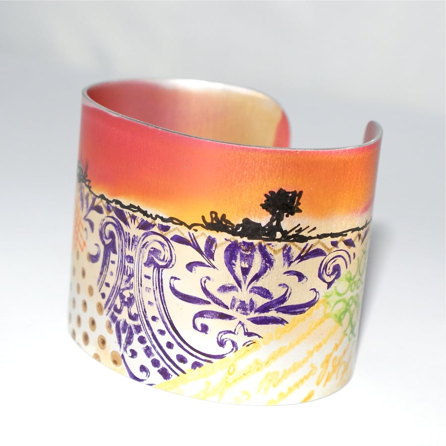 Sale - Patchwork Fields Cuff