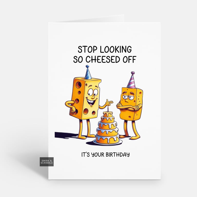Unique Funny Birthday Card For Him Or Her 