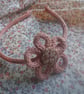 cute wool flower hairband alice band no h6