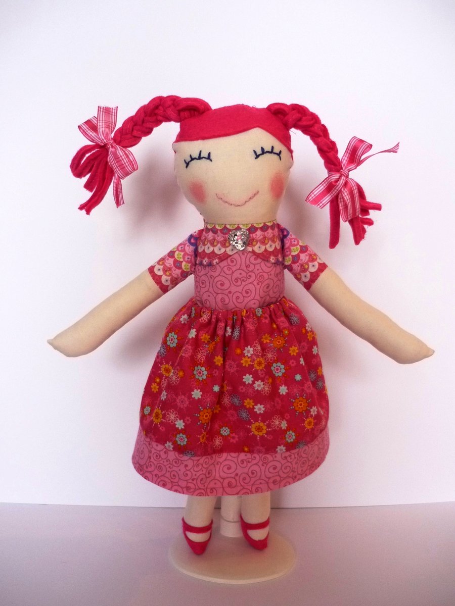 Hand made rag doll