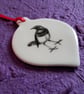 Porcelain robin decoration - Image 3