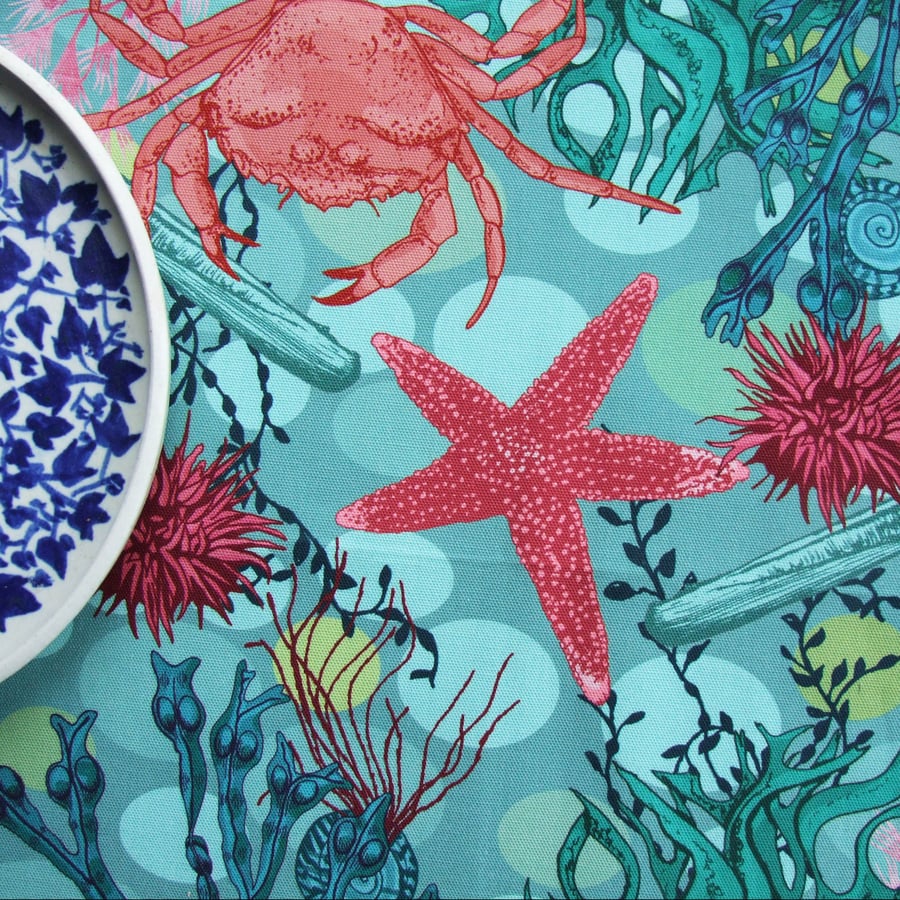 Rockpool Tea Towel - Cotton Seaside Tea Towel