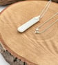 Fused Glass Pendant with Sterling Silver Chain - Image 5