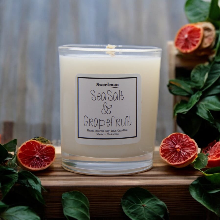 Sea Salt & Grapefruit Candle