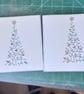 Pack of 6 Christmas tree cards - Image 1