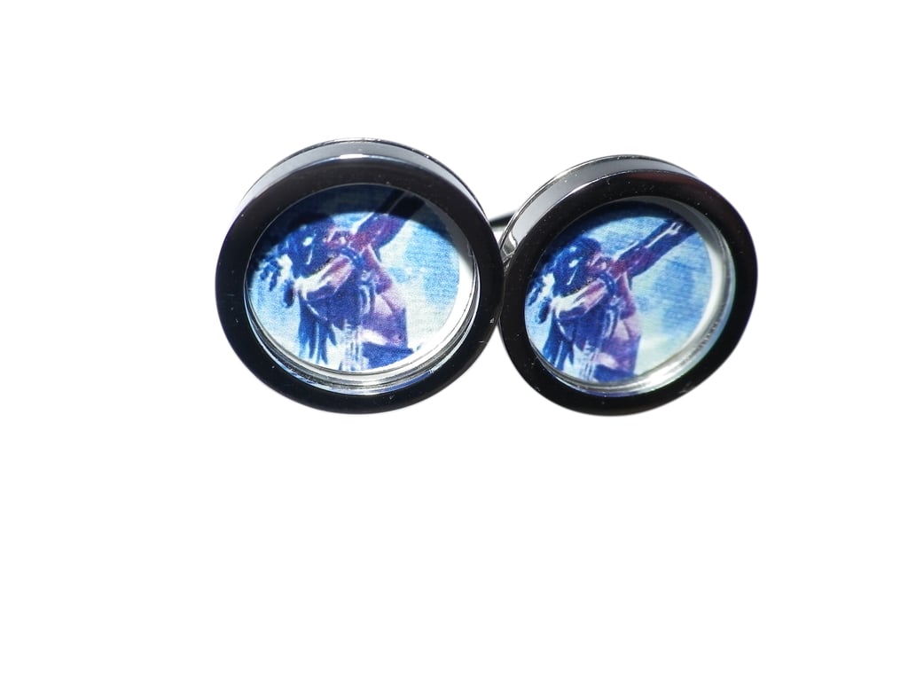 Indian Brave cufflinks, free shipping, gift wrapped, romantic image, Ref 0862