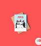 Penguin Christmas Card, A6 Christmas Card, Cute Animal Christmas Card - Image 1