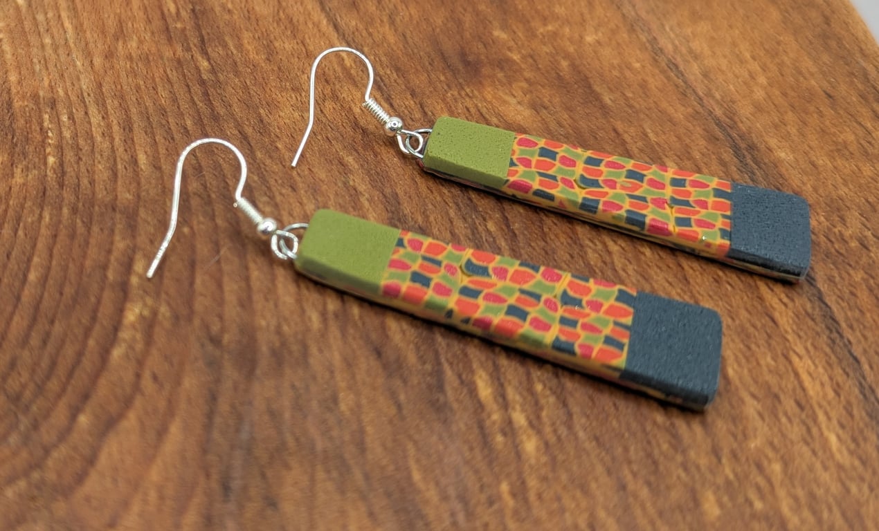 Autumnal drop earrings