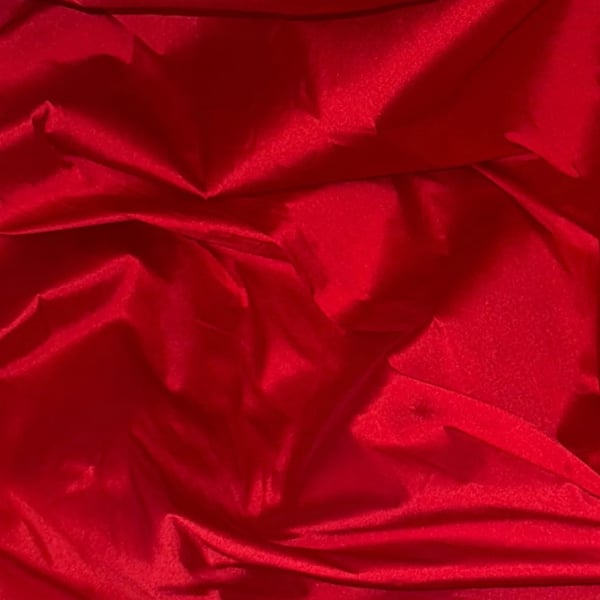 Red Supreme Taffeta Fabric 58'' PRICE PER METER
