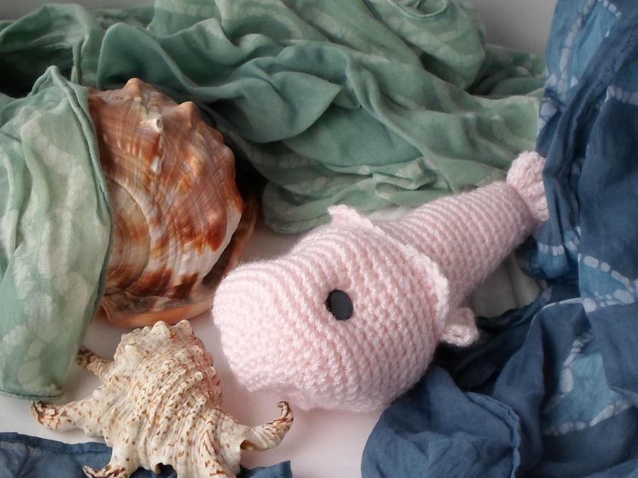 crochet blob fish
