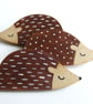 SALE Hand Painted Hedgehog Badge - Image 3