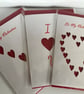 Valentine's Day cards Heart cards with red envelope handmade A6 - Image 6