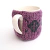 Pinky Lilac Fair Isle mug hug 