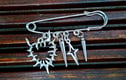 Safety Pin Brooches