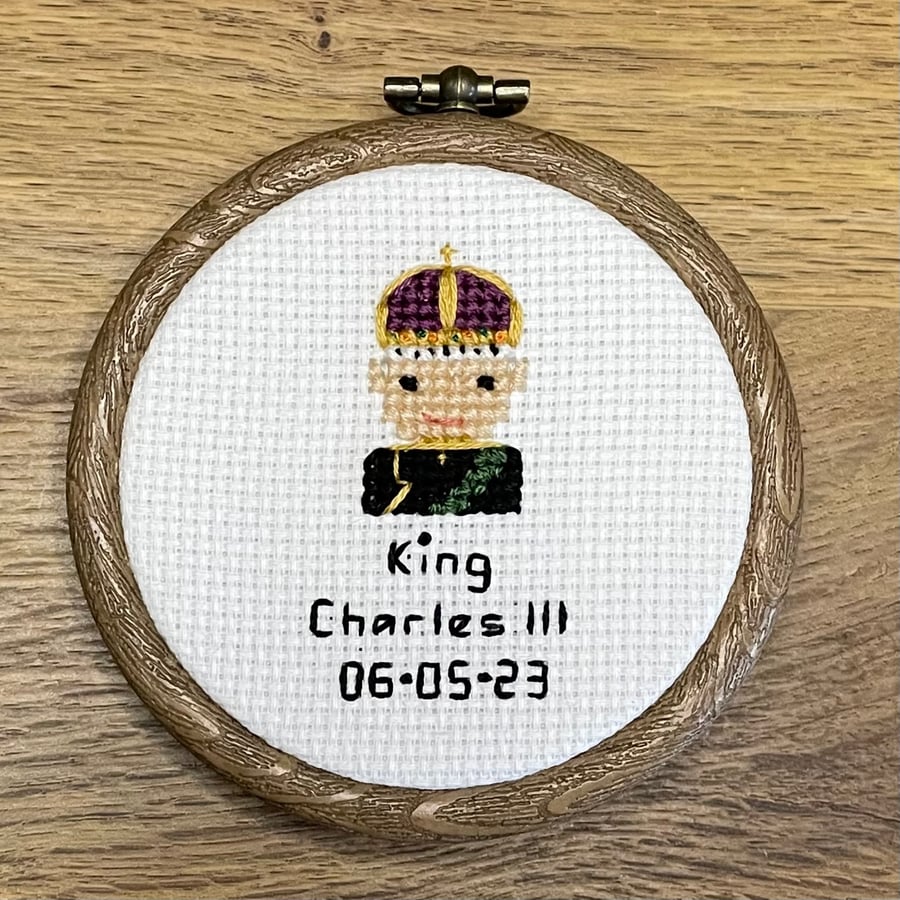 Coronation of King Charles III mini portrait