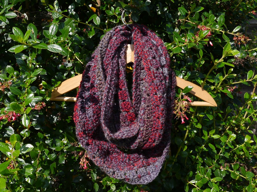 Crochet Infinity Scarf