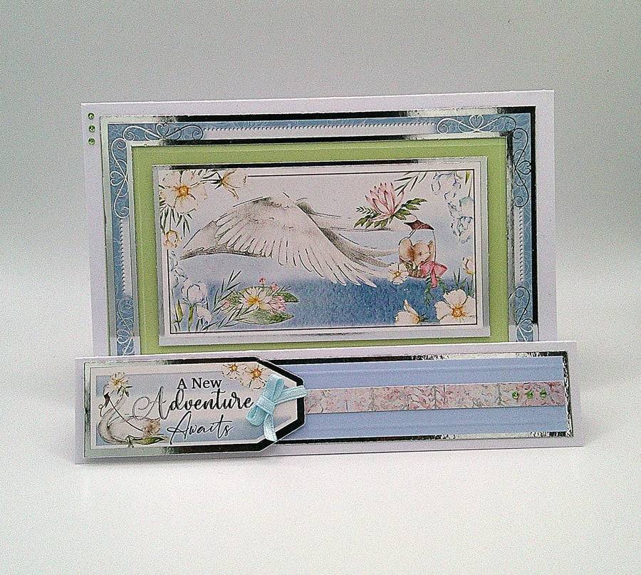 New Baby - Hello Little One Keepsake Stepper Card