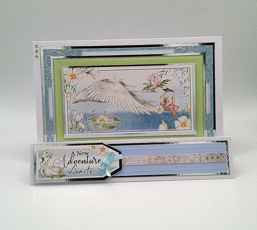 New Baby - Hello Little One Keepsake Stepper Card