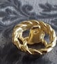 3 4" 19mm 30L medium weight Gold shank Buttons from Italy - Image 2