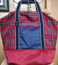 Tartan 'Mary Poppins' bag - Image 1