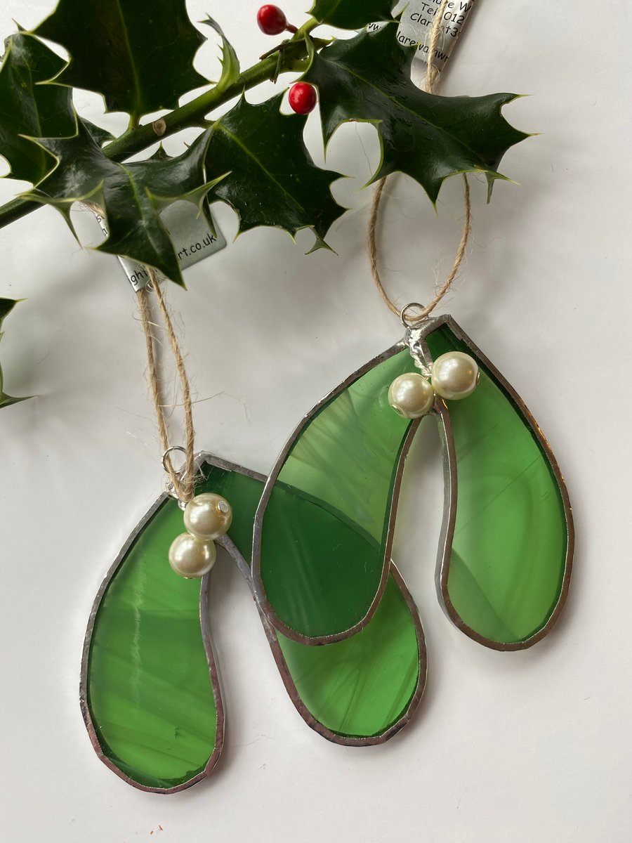 Stained Glass Misteltoe