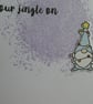 Pack of 3 Christmas Cards - Gnomes with Tree Lights - Image 6