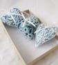 SET OF 3 WILLIAM MORRIS LAVENDER BAGS - HEART SHAPED - Image 2