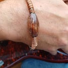 Re-Purposed Guitar String Bangle.  A Gift For Guitarists and Musicians