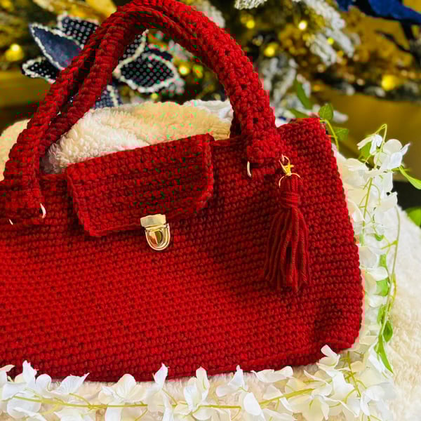 Unique Crochet Shopper. One of a Kind