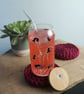 Pumpkin Colour Changing Glass Can Cold Cup  - Image 3