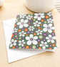 Doodle flowers card 