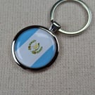 Guatemala Flag Keyring - Guatemala Flag Keychain