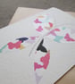Bright Handmade Butterfly Card, bank inside - Image 3