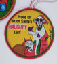 Christmas Decoration cartoon woman with humorous phrases - hanging ornament - Image 8