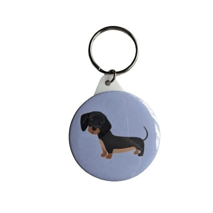 Dachshund Puppy Keyring 