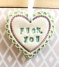 Summer seconds Small Ceramic heart decoration Swear words  - Image 2