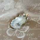 Handmade Oyster Shell Incense Holder – Coastal Beach Decor