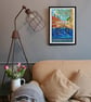 Cambridge, Bridge of Sighs travel poster print by Susie West - Image 5