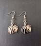 Silver dangle pumpkin earrings  - Image 2